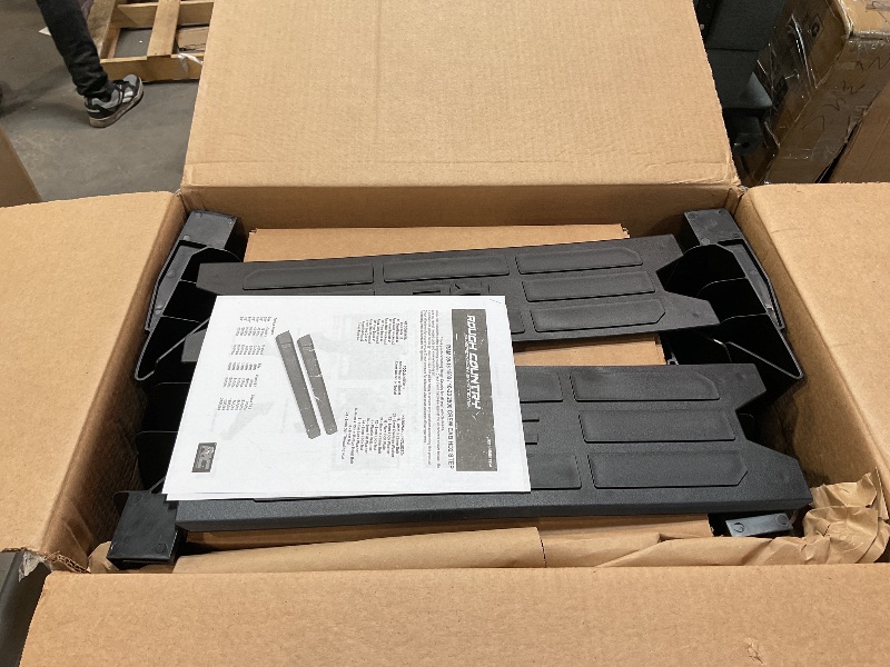 Photo 3 of *FOR PARTS ONLY* Rough Country HD2 Running Boards for 2009-2018 Ram 1500 | Crew Cab - SRB091785A