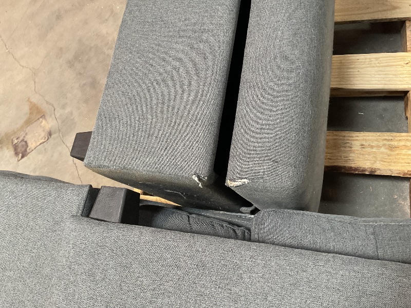 Photo 1 of YOPTO 81.5" Sleeper Sectional Sofa,Upholstered Sectional Storage Chaise and Pull,Reversible L-Shape Couch,w/ 3 Back Cushions,for Living Room,Office,Apartment,Dark Grey