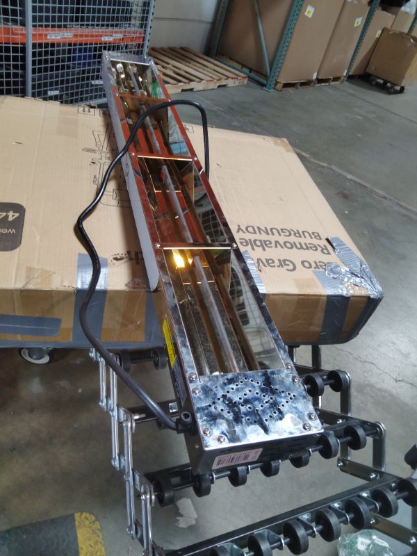 Photo 1 of **HEAVILY USED DIRTY/UNTESTED *** PYY Food Heat Lamp, Commercial Food Warmer Light, 48-Inch Stainless Steel Electric Strip Heater for Restaurant/Kitchen/Buffet/Cafeteria, Pass-Through Stations Heating Equipment, 1400W Silver