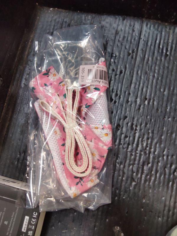 Photo 1 of **missing skirt bottom*** BAEJMJK Dog Dress Bowknot Harness Leash Set for Small Dogs Cats Daisy Floral Girl Dog Dresses Cute Puppy Princess Clothes Pet Doggy Outfits Spring Summer Breathable Dresses(Pink,Medium)