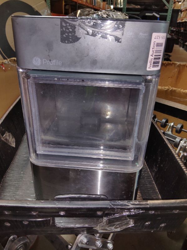 Photo 1 of ***FOR PARTS ONLY /NON FUNCTIONAL/ MISSING ICE TRAY *** GE Profile Opal 2.0 Ultra Nugget Ice Maker with Scale Inhibiting Filter, Scoop Included, 38 lbs in 24 Hours, Pellet Ice Machine with WiFi & Smart Connected, Stainless Steel