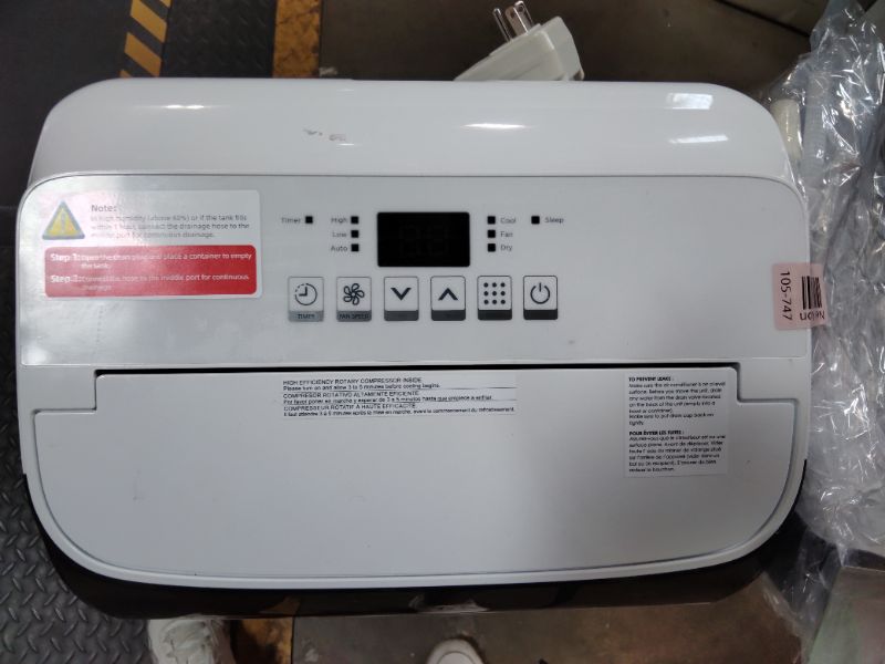 Photo 1 of ***RECOMENDED FOR PARTS/ POWERS ON/AIR DOES NOT COOL*** Garvee 14000 BTU Portable Air Conditioner with Follow Me Function, 3-in-1 AC Includes Remote & Full Window Kit, Cools Areas Up to 750 Sq. Ft, 115V