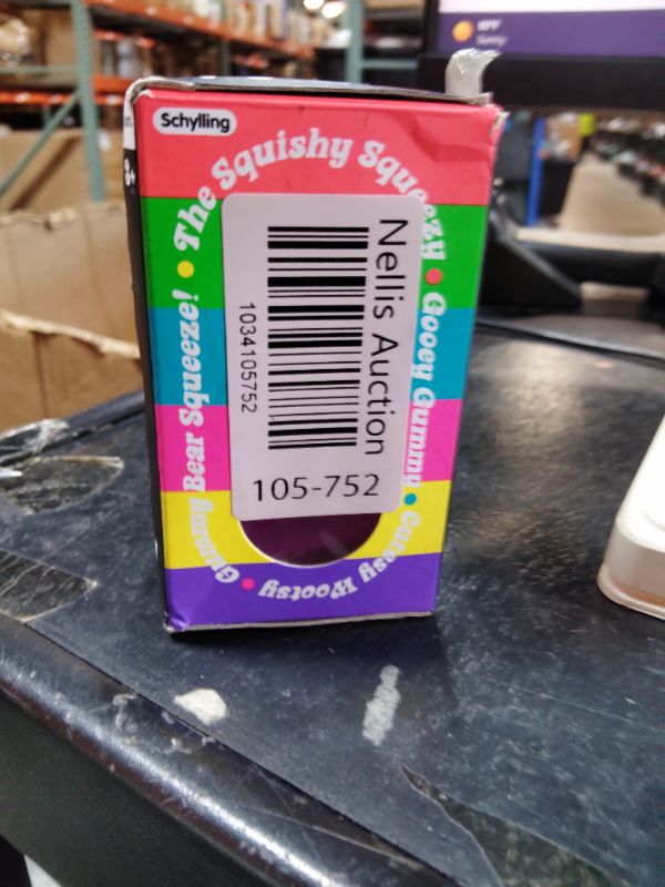 View 3 of ***MISSING INNER FILLING** Schylling NeeDoh Gummy Bear - Sensory Fidget Toy with Jelly-Like Filling - 3.5" Tall - Purple (Pack of 1)