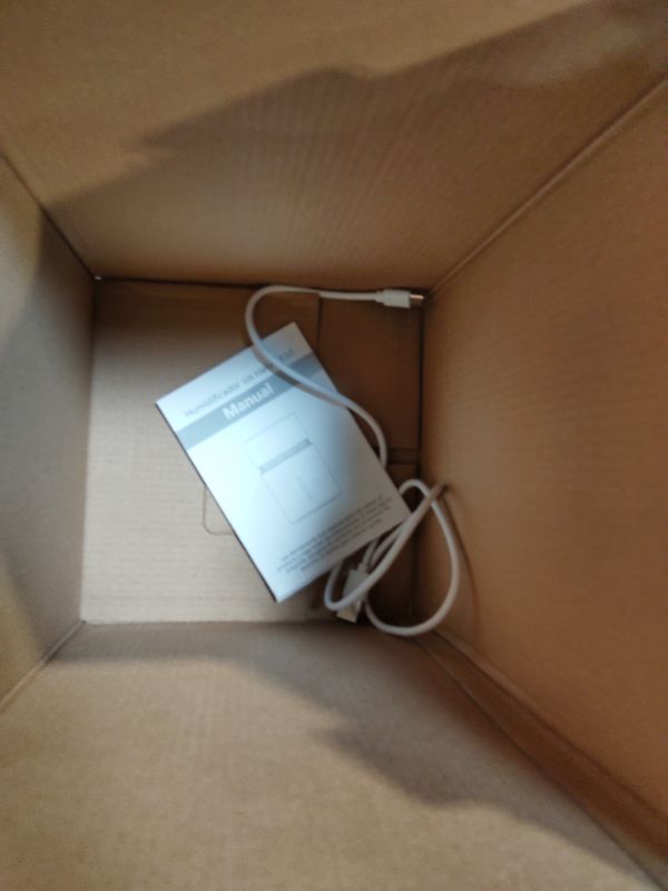 Photo 1 of ***INCOMPLETE SET RECOMENDED FOR PARTS/ MISSING PIECES*** Mist-Free Evaporative Humidifier for Bedroom, Top Fill Humidifier Work with Tap Water, Touch Control,USB Powered, Sleep Mode, Night Light,1–8H Timer, Easy-Clean Design for Home Office-3L
