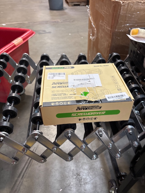 Photo 1 of ***MISSING CORD*** 
GALAX PRO Impact Driver 20 V Lithium Ion 1/4" Hex Cordless Driver with LED Work Light, 6 Pieces Screwdriver Bits, Variable Speed (0-2800 RPM)- 1.3 Ah Battery and Charger Included