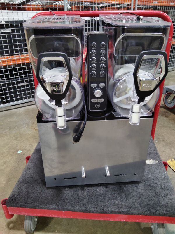 Photo 1 of **** FOR PARTS ONLY/ NON-FUNCTIONAL/ EXTREMELY DIRTY**** 30L Commercial Slushie Machine, 2-Tank Frozen Drink Maker for Margarita