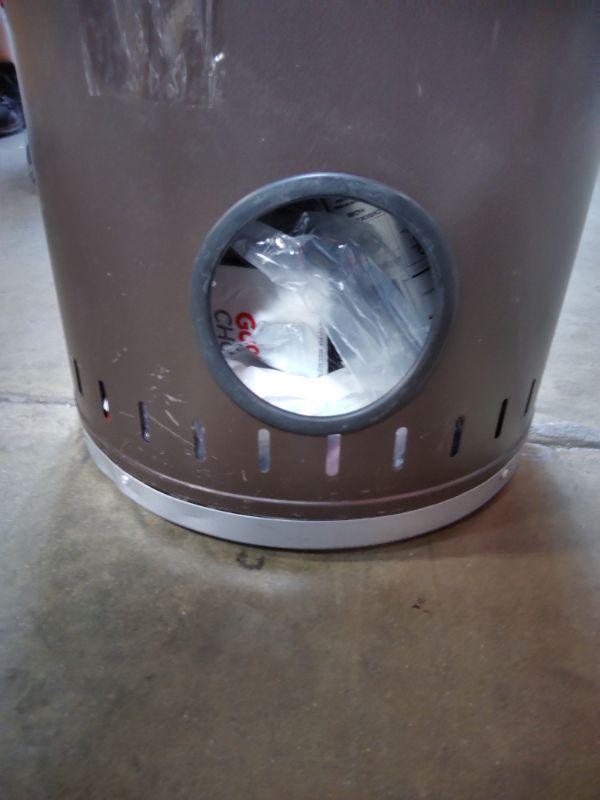 Photo 1 of ***RECOMENDED FOR PARTS/POSSIBLY MISSING 1 VERTICLE TUBE/ BASE PIECE IS UNSTABLE/ HAS MAJOR SCRAPES SCRATCHES **** DIAMONDFORGE 50,000 BTU Patio Heater - Propane Patio Heater with Sand Box, Double-Layer Stainless Steel Burner Space Heater, Outdoor Heaters