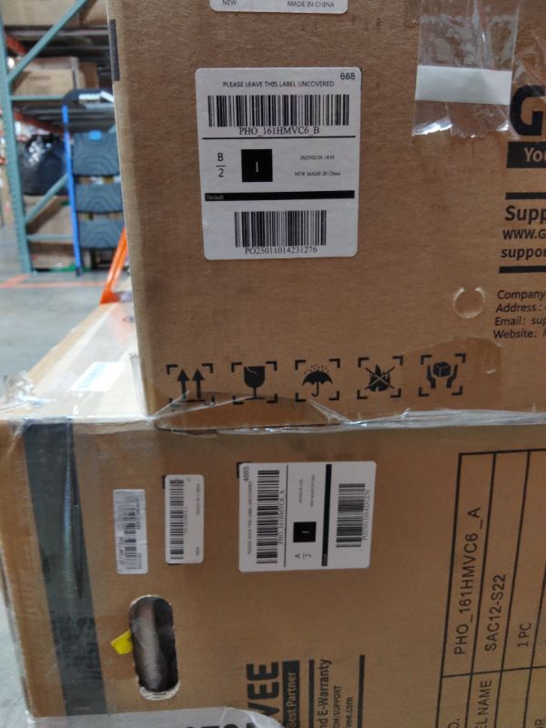Photo 1 of ** LINES NEED TO BE RECHARGED*** two boxes **12,000 BTU Mini Split Air Conditioner with 22 SEER2 Efficiency,750 Sq.Ft Cooling/Heating, Energy Star Certified,Smart Inverter Tech,Alexa-Compatible WiFi Control,Professional Installation Kit Included