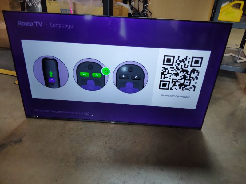 Photo 1 of ***MISSING SET UP INSTEUCTIONS/IN WRONG BOX  *** Roku 55" Select Series 4K QLED Smart TV
