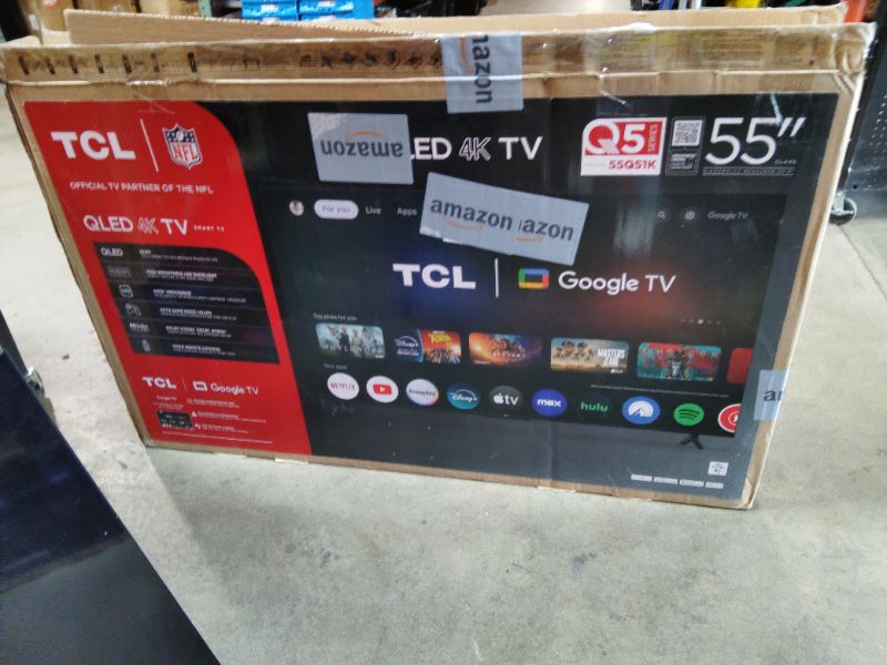 Photo 1 of ***MISSING SET UP INSTEUCTIONS/IN WRONG BOX  *** Roku 55" Select Series 4K QLED Smart TV