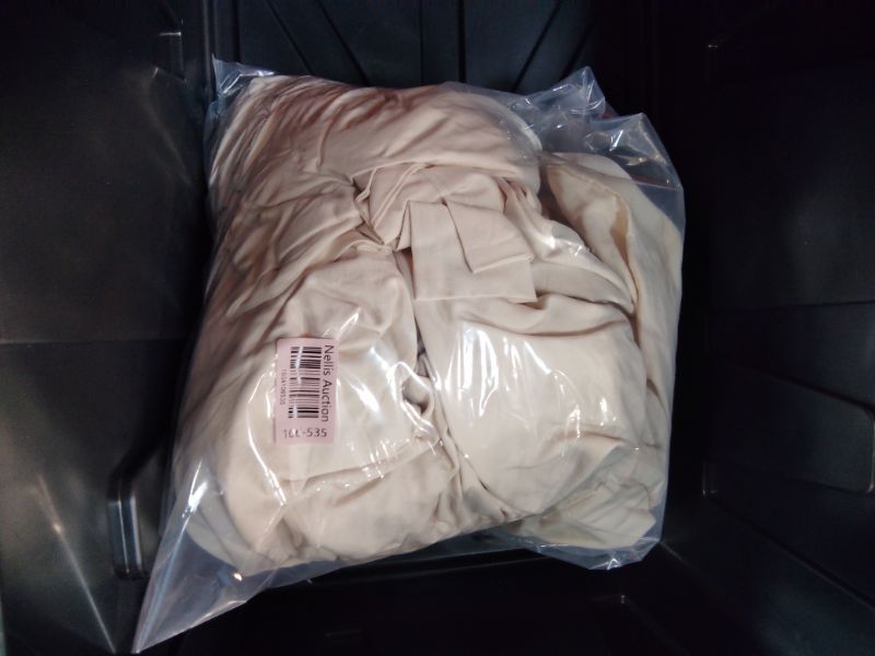 Photo 1 of ***MISSING FITTED SHEET*** Cooling Sheet Set Cotton-Like Soft Set, Cream (POSSIBLY QUEEN?)
