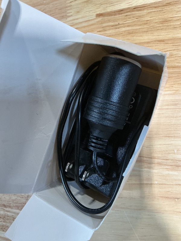 View 2 of 110V AC to DC 12V Converter 3A 36W, Cigarette Lighter Adapter to Wall Plug 110?240V, Home Car Power Supply Adapter for Car Fan and Low-Power Devices (Not for Vacuum Cleaner, Air Pump, Inflator)