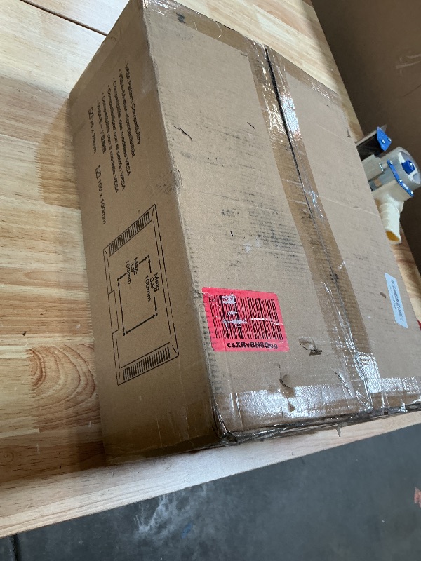 Photo 1 of ***POSSIBLY MISSING ORIGINAL ASSEMBLY PIECE (1 PIECE DOESNT MATCH OR IS DAMAGED) *** HUANUO Triple Monitor Mount for 17 to 32 inch Screens, Adjustment Gaming Triple Monitor Stand with Swivel, Tilt, Rotation, Clamp & Grommet Kit