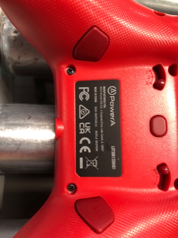 Photo 1 of PowerA Advantage Wired Controller for Xbox Series X|S - Red, Xbox Controller with Detachable 10ft USB-C Cable, Mappable Buttons, Trigger Locks and Rumble Motors, Officially Licensed for Xbox