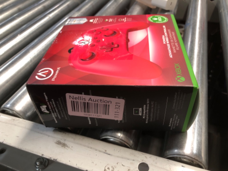 Photo 1 of PowerA Advantage Wired Controller for Xbox Series X|S - Red, Xbox Controller with Detachable 10ft USB-C Cable, Mappable Buttons, Trigger Locks and Rumble Motors, Officially Licensed for Xbox