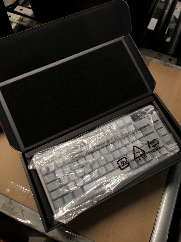 Photo 1 of ASUS ROG Azoth 75% Wireless DIY Custom Gaming Keyboard, OLED Display, Three-Layer Dampening, Hot-Swappable ROG NX Snow Switches & Keyboard Stabilizers, PBT Keycaps, RGB-White