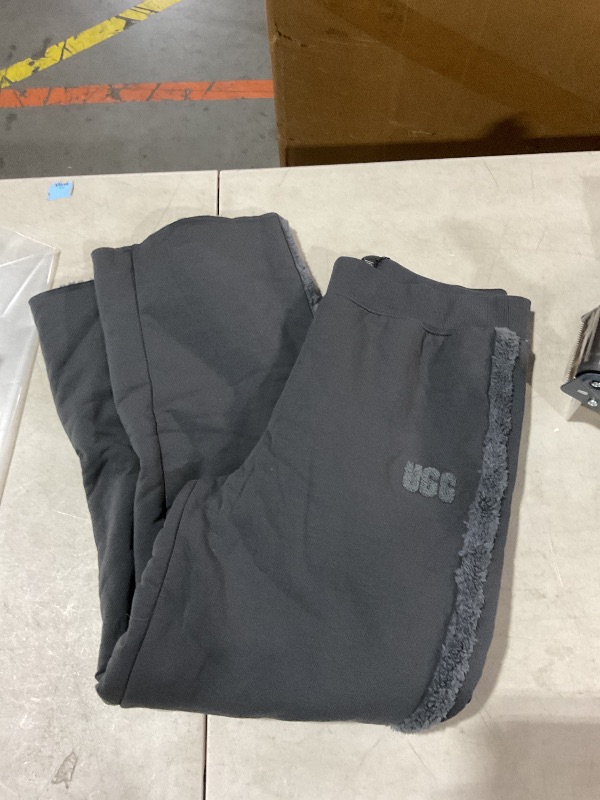 Photo 1 of **STOCK PHOTO FOR REFERNCE, SEE PHOTO**
UGG Women's Myah Bonded Fleece Pant, DARK GREY COLOR--SIZE LARGE