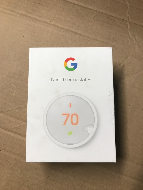 Photo 1 of Google Nest Thermostat - Programmable Smart Learning Thermostat with Easy Installation and Trim Kit Bundle, White