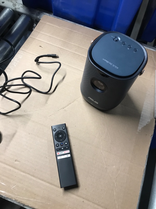 Photo 1 of ASUS ZenBeam L2 Portable Projector 1080P Full HD, Smart Projector 960 LED Lumens, Small Outdoor Projector with Wifi, 10W Bluetooth Speaker and Android TV Box, Wireless Projector 3.5H Built-In Battery