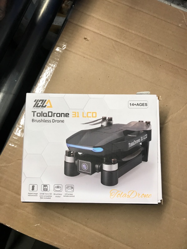 Photo 1 of TD31LCD Drone with Camera LCD Screen Digital Image FPV Transmission Remote Control Brushless Motor Drones for Adults Headless Mode 3D Flip RC Quadcopters for Beginners