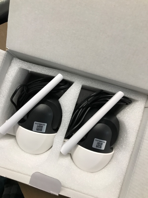 Photo 1 of SV3C 2 Pack PTZ Security Camera Outdoor, 1080P Pan Tilt WiFi IP Camera, Auto Tracking 360 Camera, ONVIF, Color Night Vision, 2-Way Audio, Human Motion Detection, Waterproof, 24/7 Recording, Camhipro
