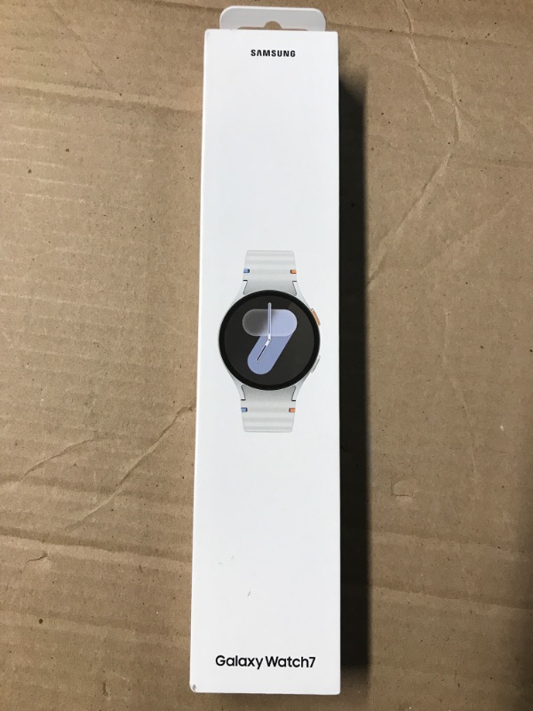 Photo 2 of **FACTORY SEALED**
Samsung Galaxy Watch 7 44mm Bluetooth AI Smartwatch w/Energy Score, Wellness Tips, Heart Rate Tracking, Sleep Monitor, Fitness Tracker, 2024, Silver [US Version, 1Yr Manufacturer Warranty]