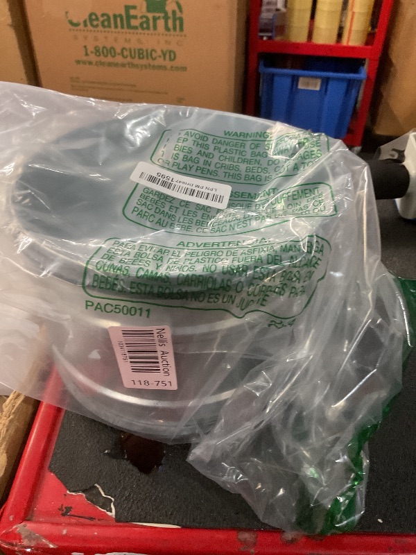 Photo 1 of 8" Inch Inline Round Duct Filter - G4 Class Filter with Mesh Screen - Dust Collection and Air Purification - Rigid or Flexible Vent Hose Filter