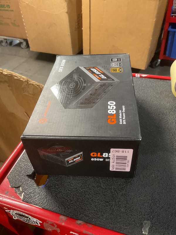 Photo 1 of ARESGAME SFX Power Supply, 850W, ATX 3.0 & PCIE 5.0 Ready, 80 Plus Gold Certified, Fully Modular Power Supply with Durable Hydraulic Bearing Fan, SFX Form Factor, 10 Year Warranty
