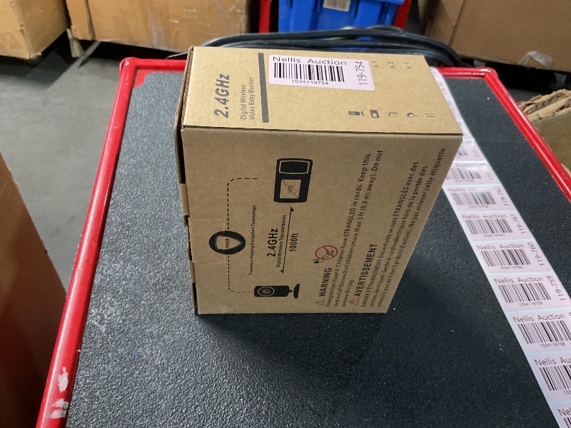 Photo 1 of HelloBaby Monitor with Camera and Audio, 1000ft Long Range Video Baby Monitor-No WiFi, Night Vision, VOX Mode-Power Saving, 2.4'' Portable Travel Screen, Baby Safety Camera, for Baby/Pet, Plug & Play