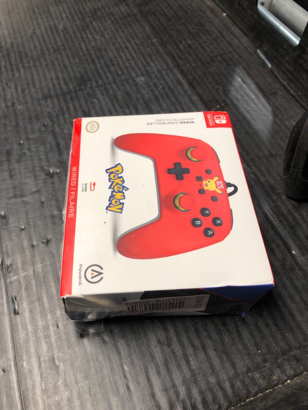 Photo 1 of PowerA Nintendo Switch Wired Controller - Laughing Pikachu, Pokemon Switch Controller, Detachable 10ft USB Cable, Plug & Play, Officially Licensed by Nintendo