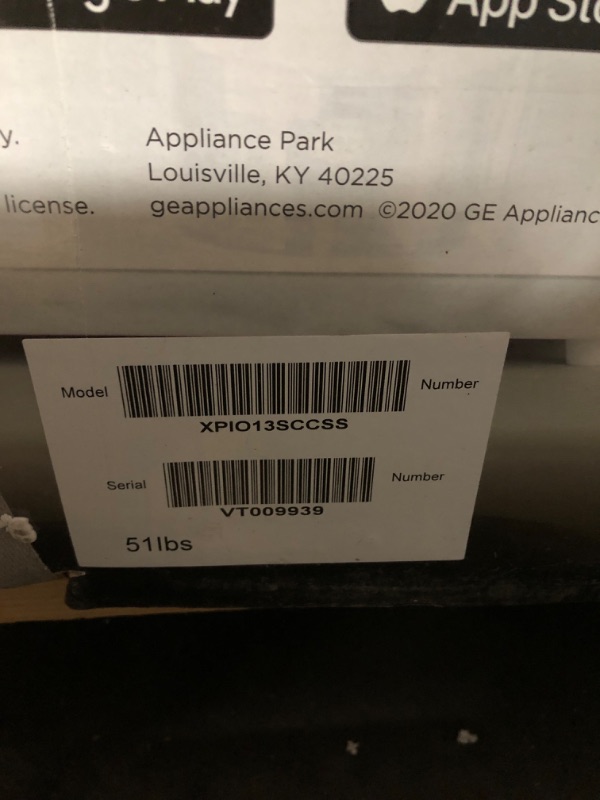 Photo 3 of *** FACTORY SEAL***GE Profile Opal 2.0 with 0.75 Gallon Tank, Chewable Crunchable Countertop Nugget Ice Maker, Scoop included, 38 lbs in 24 hours, Pellet Ice Machine with WiFi & Smart Connected, Stainless Steel