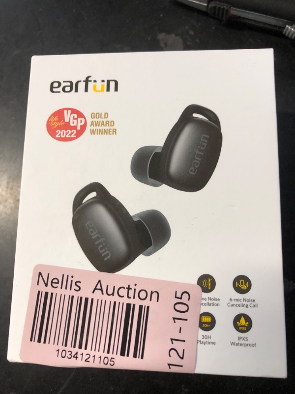 Photo 6 of ***MISSING ONE EARPIECE***EarFun Free Pro 2 Wireless Earbuds, Hybrid Active Noise Cancelling, Bluetooth 5.2 with 6 Mics, Stereo Sound Deep Bass In-Ear Headphones, Game Mode, Wireless Charging, Black