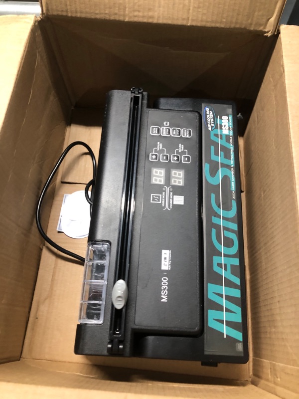 Photo 1 of MAGIC SEAL MS300 Precision Vacuum Sealer Machine, Commercial Double Pump Food Sealer with Built-in Auto Cooling System, Compatible with Mylar, Smooth and Embossed Bags, Extra Wide 8 mm Seal