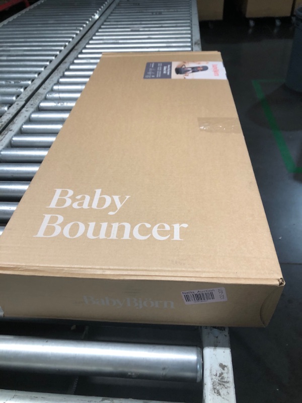 Photo 1 of (TAN) (POSSIBLE MISSING HARDWARE) BabyBjörn Bouncer Balance Soft, Dark Gray, Woven/Jersey, Tri-Fabric | 2-in-1 Adjustable Baby Bouncer Seat and Toddler Chair, Newborn to Toddler (8-29 lbs), 4 Positions, Lightweight & Portable