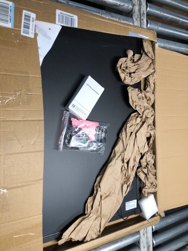 Photo 1 of VEVOR LED Message Writing Board, 32"x24" Illuminated Erasable Lighted Chalkboard, Neon Effect Menu Sign Board, Drawing Board with 8 Fluorescent Chalk Markers and Remote Control