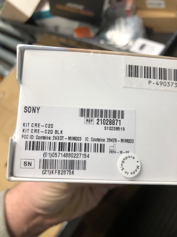 Photo 4 of ***FACTORY SEALED*** Sony CRE-C20 Self-Fitting OTC Hearing Aids for Mild to Moderate Hearing Loss, Prescription-Grade Sound Quality, Compact Virtually Invisible Design, Customizable App, and Rechargeable Battery