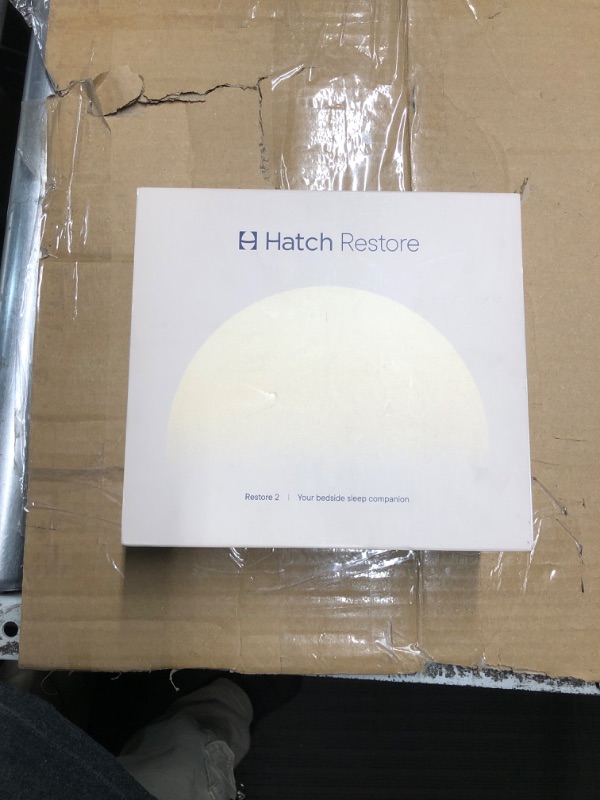 Photo 2 of ***FACTORY SEALED*** Hatch Restore 2 Sunrise Alarm Clock, Sound Machine, Smart Light (Putty) ? Your Smart Sleep Clock, White Noise, Customizable Sleep Routines for Adults, Unwind Gently, Dimmable Clock, Wake Up Energized