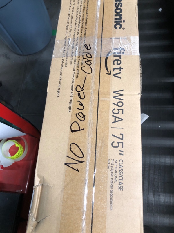 Photo 1 of Panasonic W95 Series (2024 Model) 75-inch Mini LED 4K Ultra HD Smart Fire TV, Local Dimming, 144Hz Refresh Rate - 75W95AP