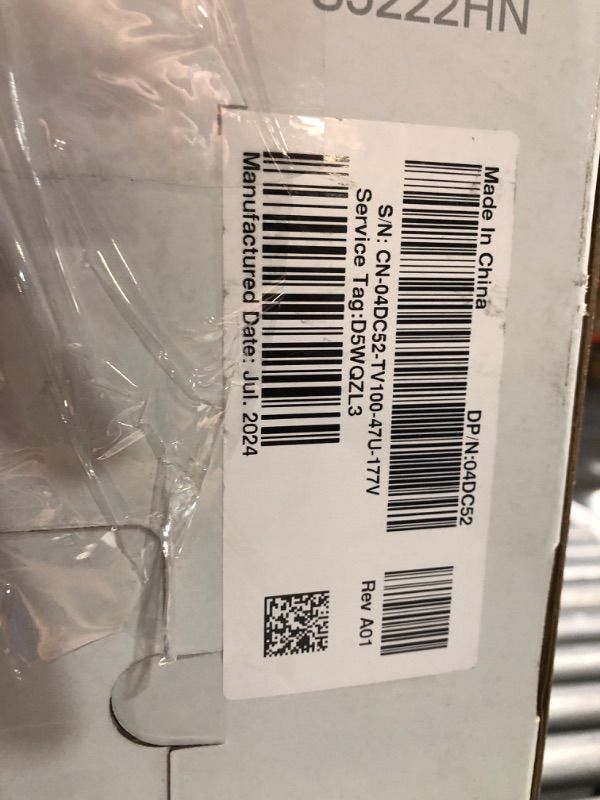 Photo 1 of Dell S3221QS 32 Inch Curved 4K UHD (3840 x 2160), VA Ultra-Thin Bezel Monitor, 60Hz, 4MS Response Time, 90% DCI-P3, 99% sRGB, AMD FreeSync, HDMI, DisplayPort, Built in Speakers, VESA Certified, Silver