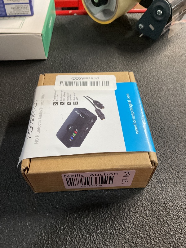 Photo 1 of HomeSpot Bluetooth Transmitter for TV Audio Optical Bluetooth Low Latency Audio Adapter Bluetooth 5.0 no Lip Sync Digital Dual Stream Toslink SPDIF [Advanced Dual Stream Version]