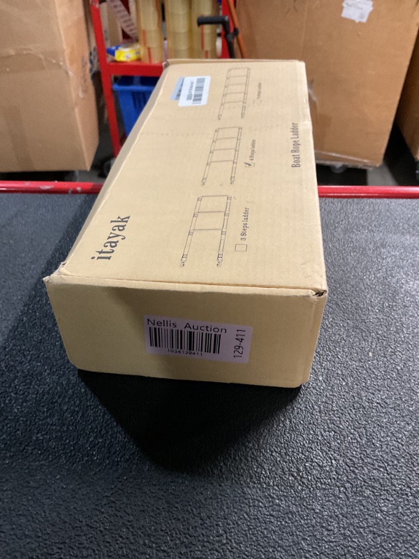 Photo 1 of Boat Rope Ladder, 4 Step Heavy Duty 880lbs Strength Climbing Marine Rope Ladder with Reinforced Steps, Perfect for Inflatable Boat, Kayak, Motorboat, Canoeing