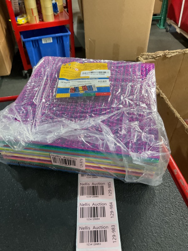 Photo 1 of Strictly Briks Compatible with LEGO 24 Pack Classic Baseplates 10x10 in, Stackable Building Plates with 32 x 32 Studs, Mats, Bases, Boards, Sheets 100% Compatible with All Major Brands, Rainbow Colors