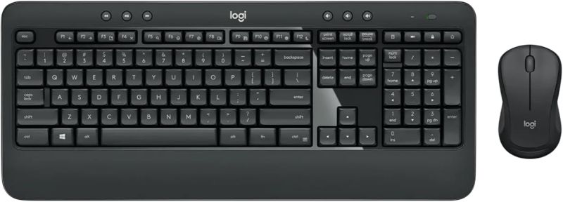 Photo 1 of ***(MISSING PARTS/ SEE NOTES) ***
Logitech MK540 Advanced Wireless Keyboard and Mouse Combo for Windows, 2.4 GHz Unifying USB-Receiver, Multimedia Hotkeys, 3-Year Battery Life, for PC, Laptop
