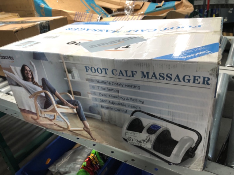 Photo 2 of ***USED - MISSING REMOTE - DOESN'T POWER ON - UNABLE TO TROUBLESHOOT***
TISSCARE Shiatsu Foot Massager with Heat: Foot Massager Machine for Neuropathy, Plantar Fasciitis and Pain Relief-Massage Foot, Leg, Calf, Ankle with Deep Kneading Heat Therapy, Gift 