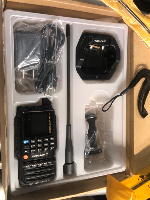 Photo 3 of *****STOCK IMAGE FOR SAMPLE***SEE NOTES*****
TIDRADIO TD-H3 Ham Radio Handheld(2PCS Batteries), 8-Bands, Wireless &Type C Programming, Frequency Match, Air Band &771 Long Antennas, Walkie Talkie Rechargeable Portable Two Way Radio Full Kit 1Pack