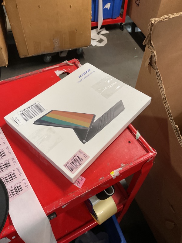 Photo 1 of AUSDOM Magic-Style Keyboard Case for 2024 iPad Air 13(M2) and iPad Pro 12.9 (6th/5th/4th/3rd Gen), Magnetic Floating Wireless Backlit Rechargeable Bluetooth Keyboard with Multi-Touch Trackpad, Black