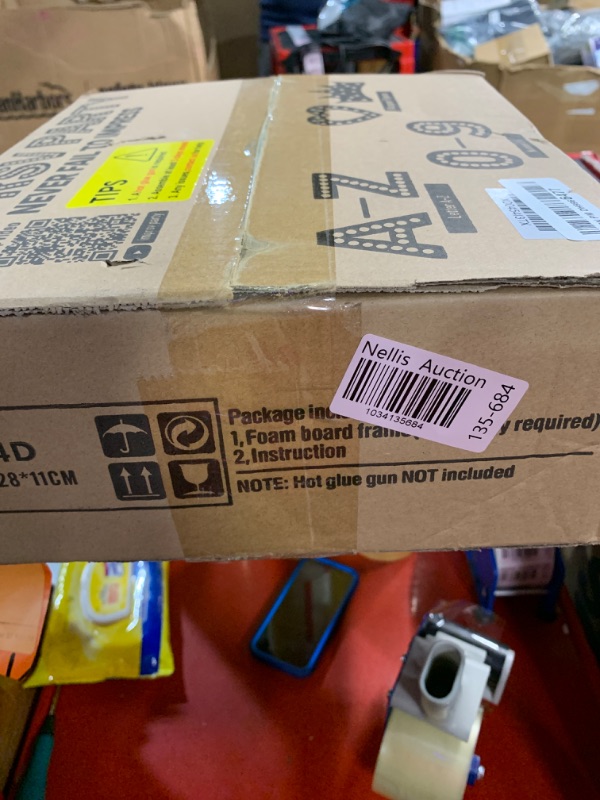 Photo 1 of Marquee Numbers Large 18th-Birthday Decorations: 3ft Light Up Number 18 Birthday Decoration for Boy Girl 18 Year Old Teen Birthday Party Decor Backdrop Anniversary Cardboard Big Mosaic Number 18