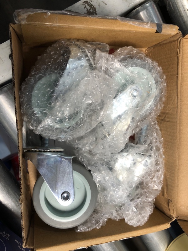 Photo 1 of ***STOCK PHOTO REFERENCE ONLY***
SPACEKEEPER Workbench Casters kit 660 Lbs - 4 Heavy Duty Retractable Caster Designed for Workbenches Machinery and Tables