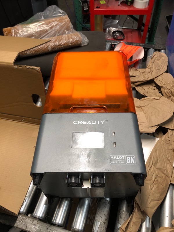 Photo 3 of ****(PARTS ONLY/ MAJOR DAMAGE/ NO RETURNS OR REFUNDS)***
Creality HALOT MAGE PRO 8K Resin 3D Printer, Equivalent 12K Model Effect UV Resin Photocuring Printer with 5X Faster Printing Speed, Smart Resin Pump and Activated Carbon Filter, 8.97x5.03x9.05 inch