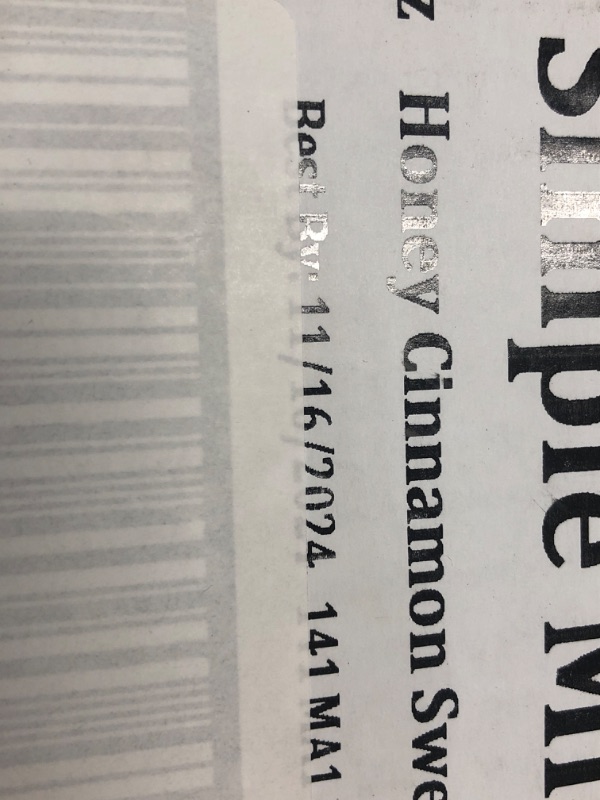 Photo 2 of ***(best by 11/16/24 )NONREFUNDABLE***Simple Mills Sweet Thins Cookies, Nut & Seed Flour, Honey & Cinnamon, Gluten Free, Paleo Friendly, Healthy Snacks, 4.25 oz Pack of 6